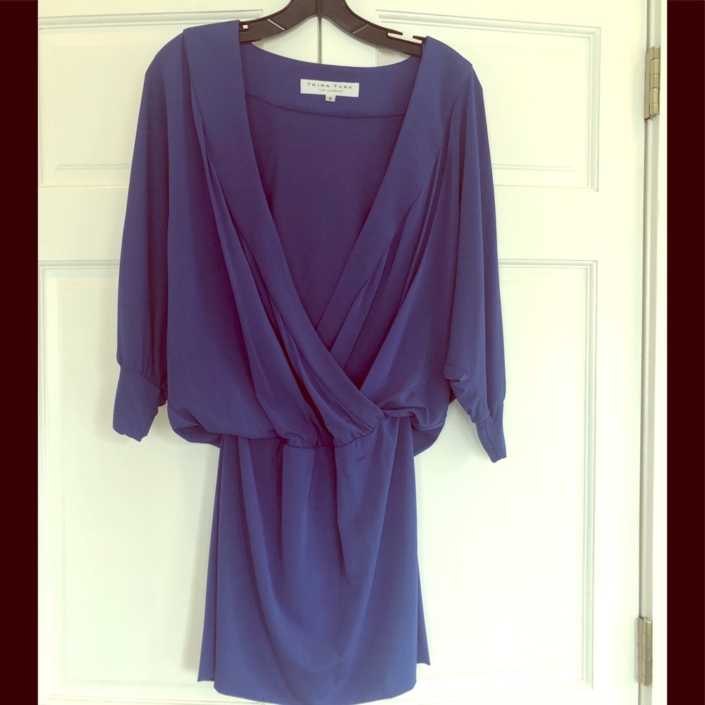 Trina Turk deep V dress